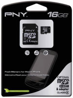 Pny 16GB MicroSDHC Optima  (SDU16GBHC4OPTIMA-EF)